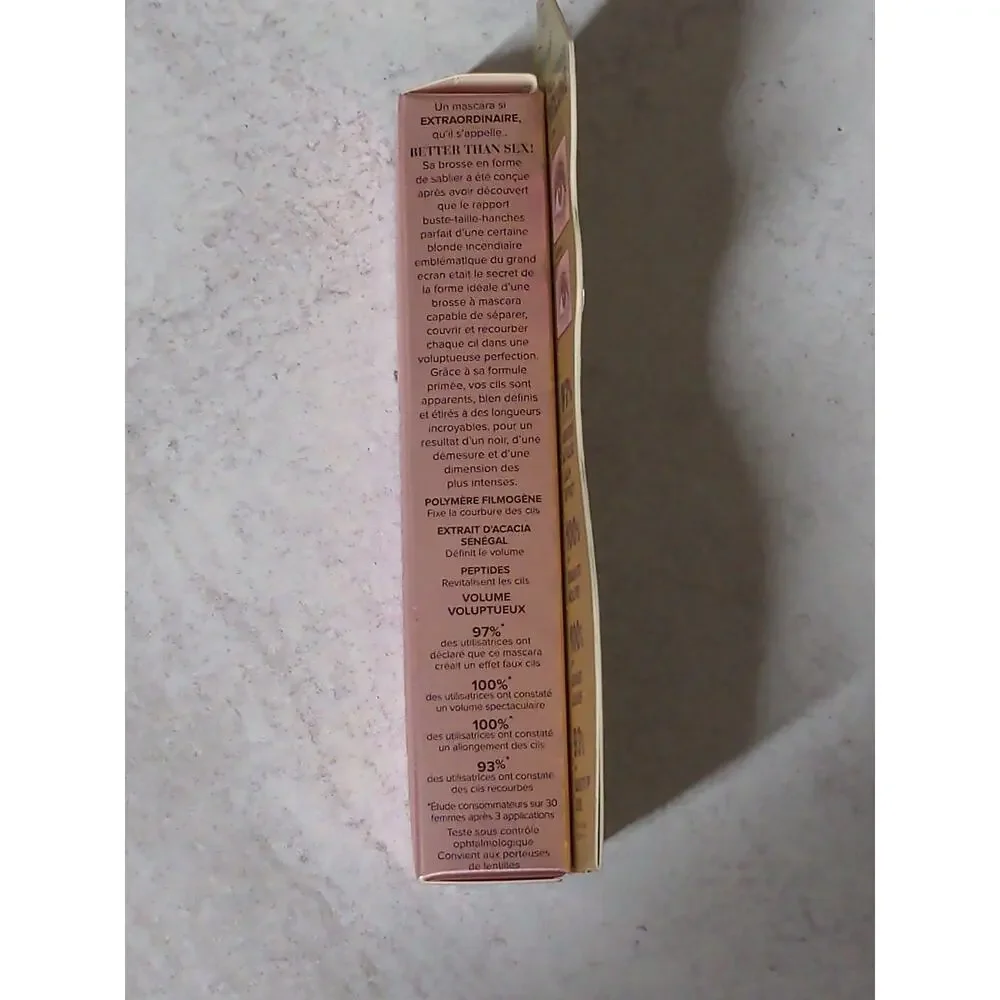 Too Faced Better than Sex Mascara Full Size (8.0 mL/0.27 Fl. Oz.) New in Box
